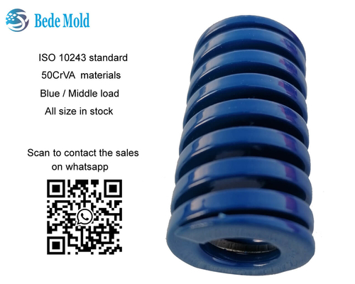 매체 부하 몰드 스프링 청색 비 시리즈 직사각형이 ISO10243 표준